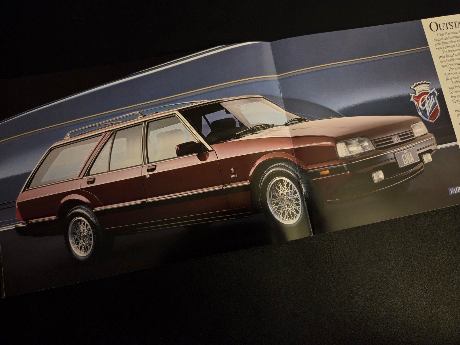 Brochure Ford Fairmont 1986 Australië, Ophalen of Verzenden, Zo goed als nieuw, Ford