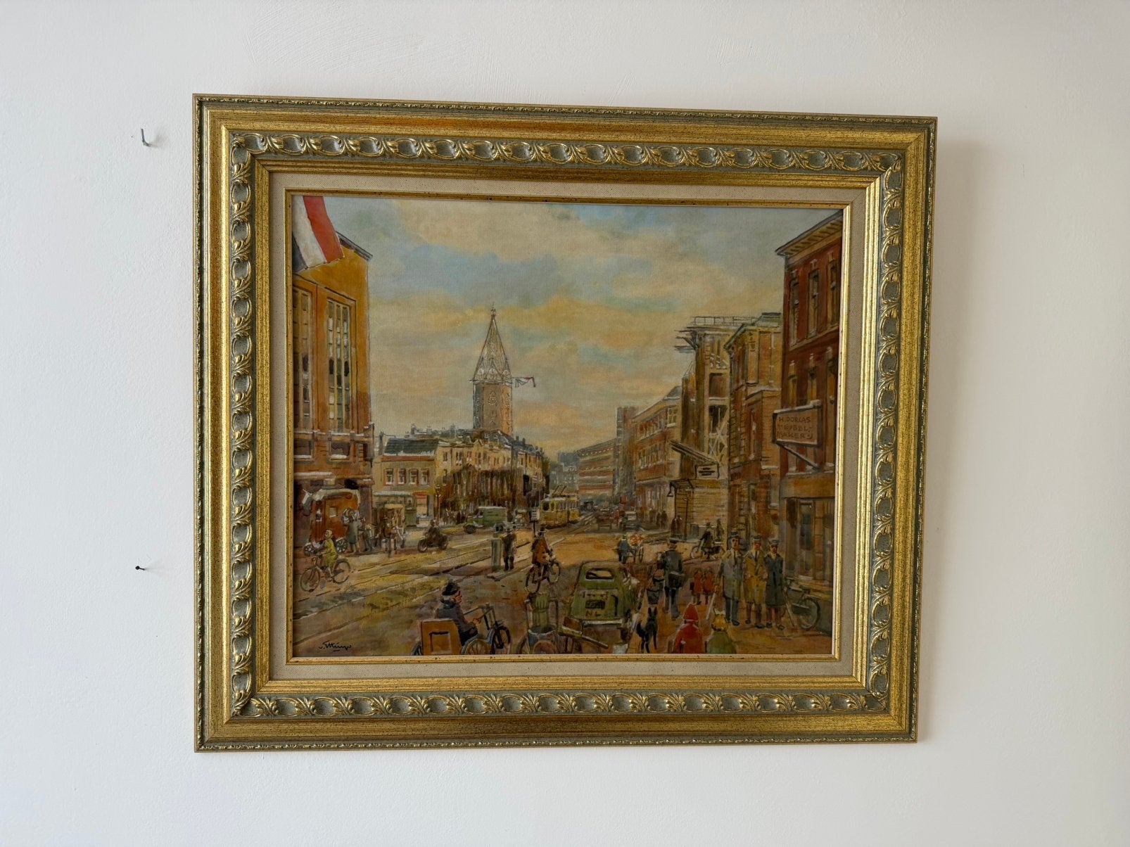 B.C.Ettinger 1916 -1991. Torenstraat ( Den -Haag ), Ophalen