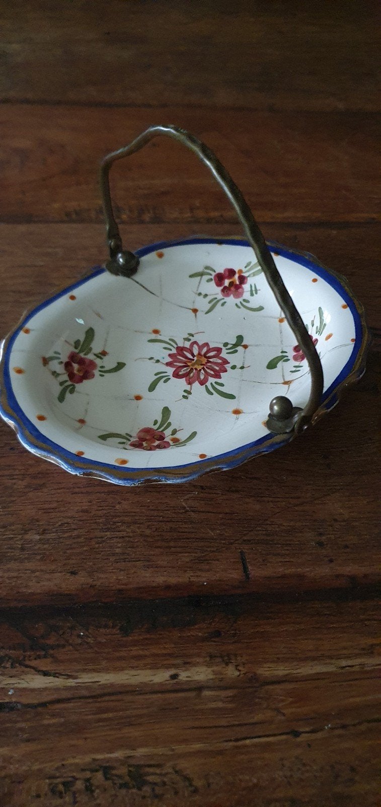Vintage bonbonschaaltje Flora Gouda model Irene, Antiek en Kunst, Ophalen of Verzenden