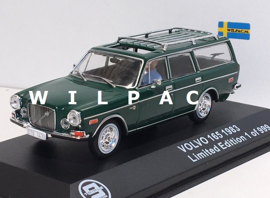 Volvo 165 donkergroen 1972 Triple 9 Premium 1:43 + chauffeur, Ophalen of Verzenden, Nieuw, Auto, Overige merken