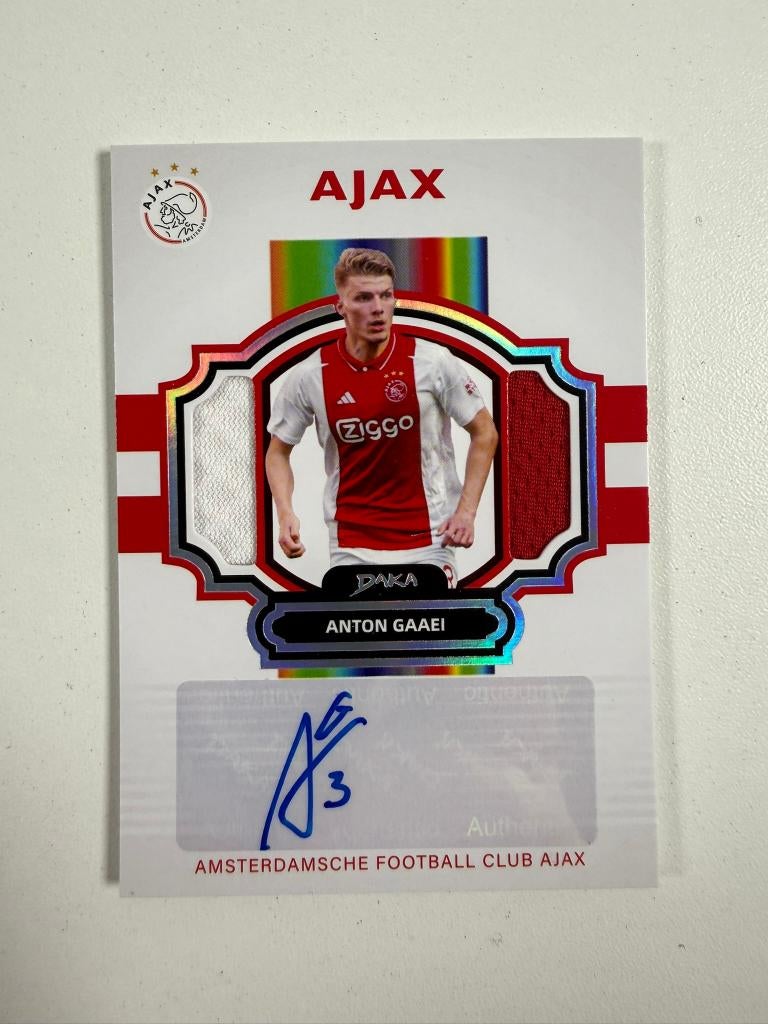 Anton Gaaei /15 Patch Auto Daka Ajax 2024-25, Ophalen of Verzenden, Nieuw, Ajax, Poster, Plaatje of Sticker