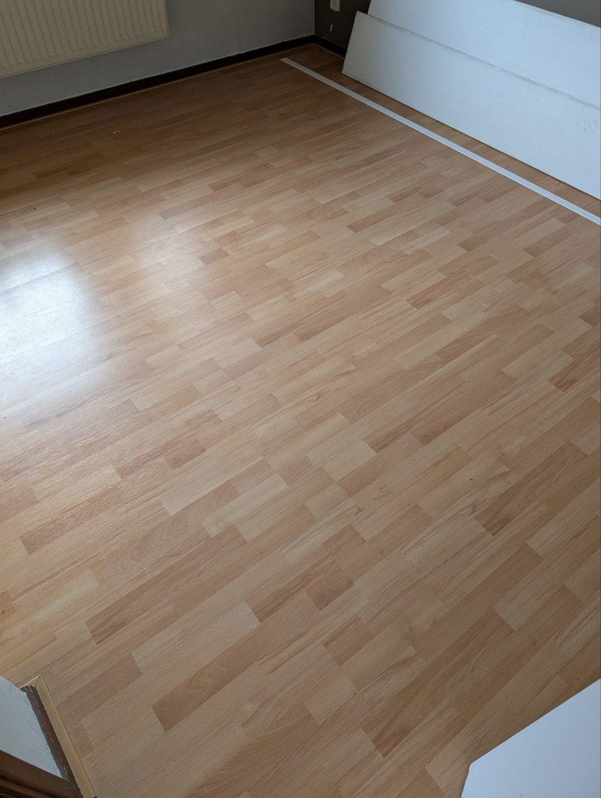 Laminaat vloer 38 m2 - Zelf verwijderen, Ophalen, Gebruikt, 50 tot 150 cm, 10 m² of meer