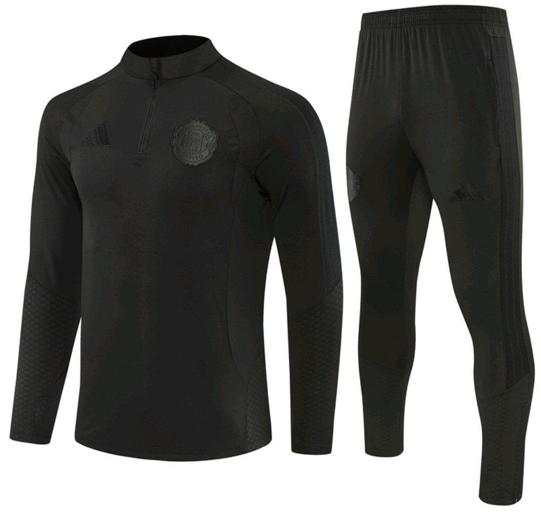 Manchester United Trainingspak Zwart - Alle Maten, Kleding | Dames, Adidas, Zwart, Nieuw, Ophalen of Verzenden