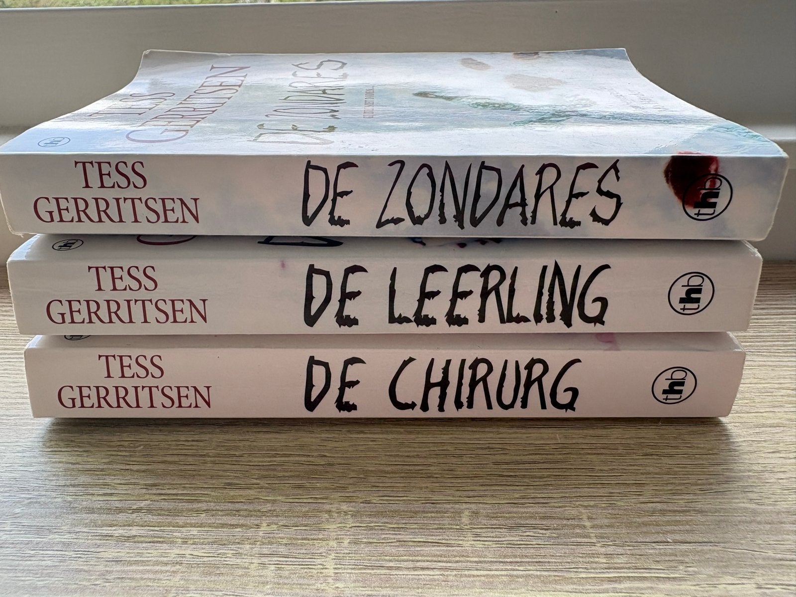 Tess Gerritsen: De Zondares, De Leerling, De Chirurg, Ophalen, Gelezen, Wereld overig