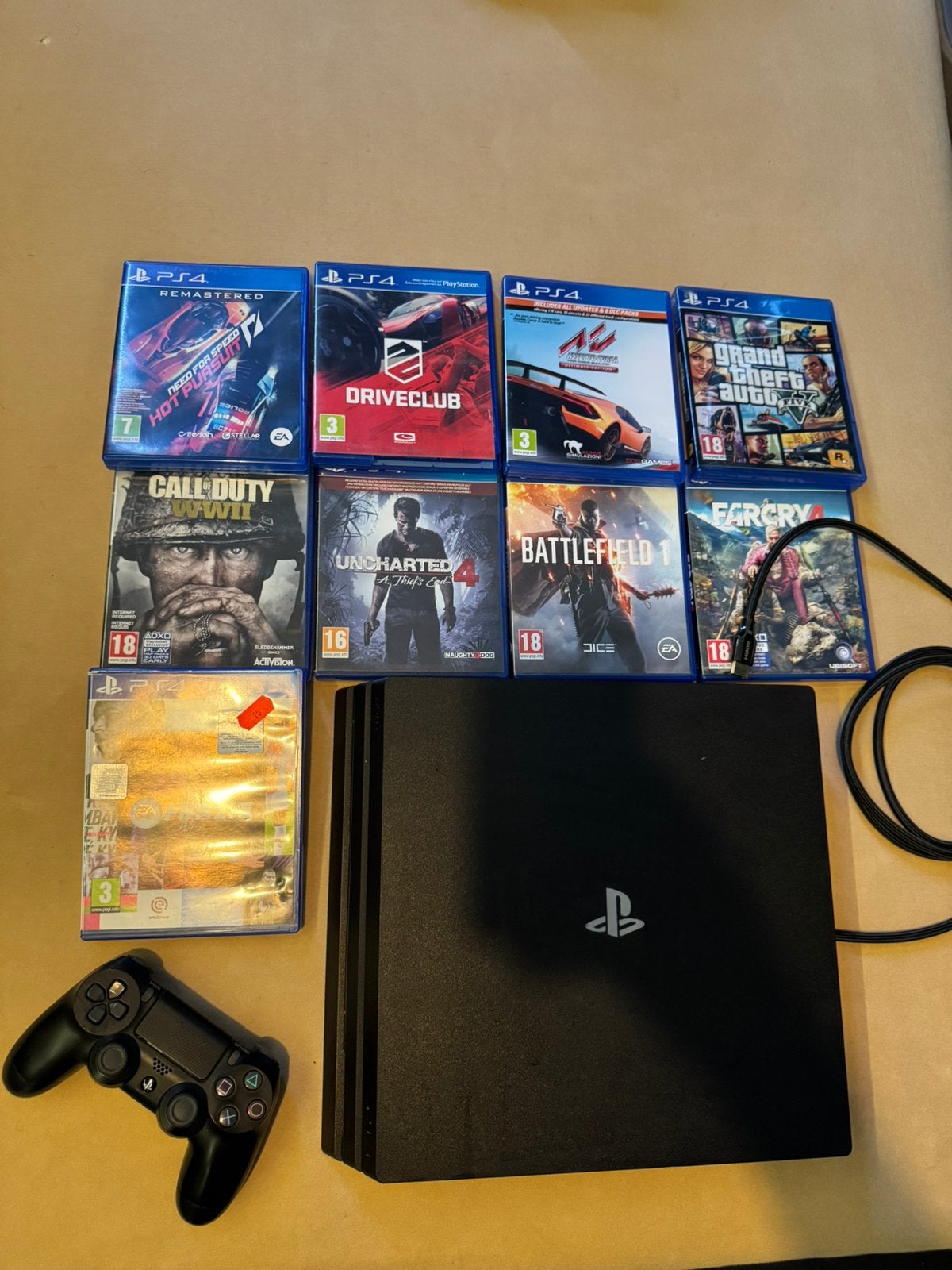 Ps4 Pro 1TB, Spelcomputers en Games, Spelcomputers | Sony PlayStation 4, Met games, Ophalen of Verzenden, Zo goed als nieuw, 1 TB