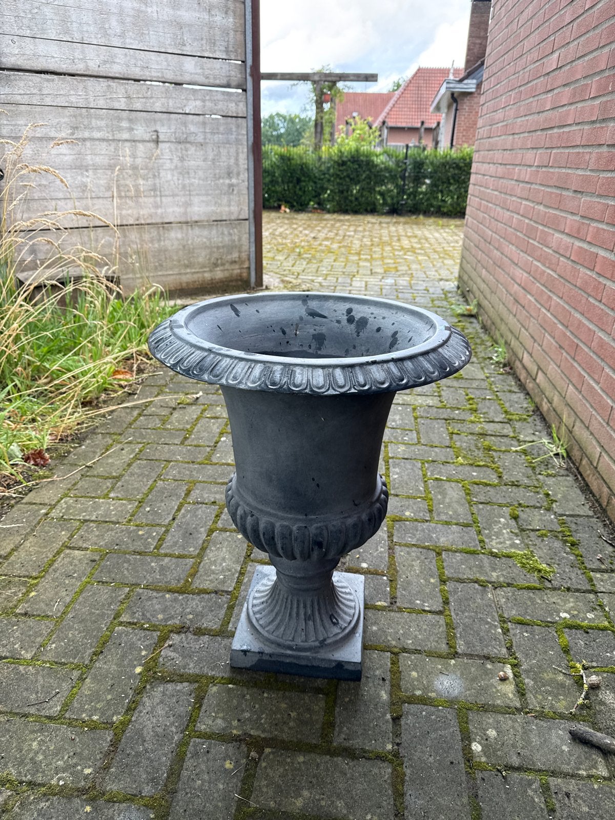 Decoratieve tuinvaas voor binnen of buiten, Tuin en Terras, Tuinvazen, Ophalen, Gebruikt