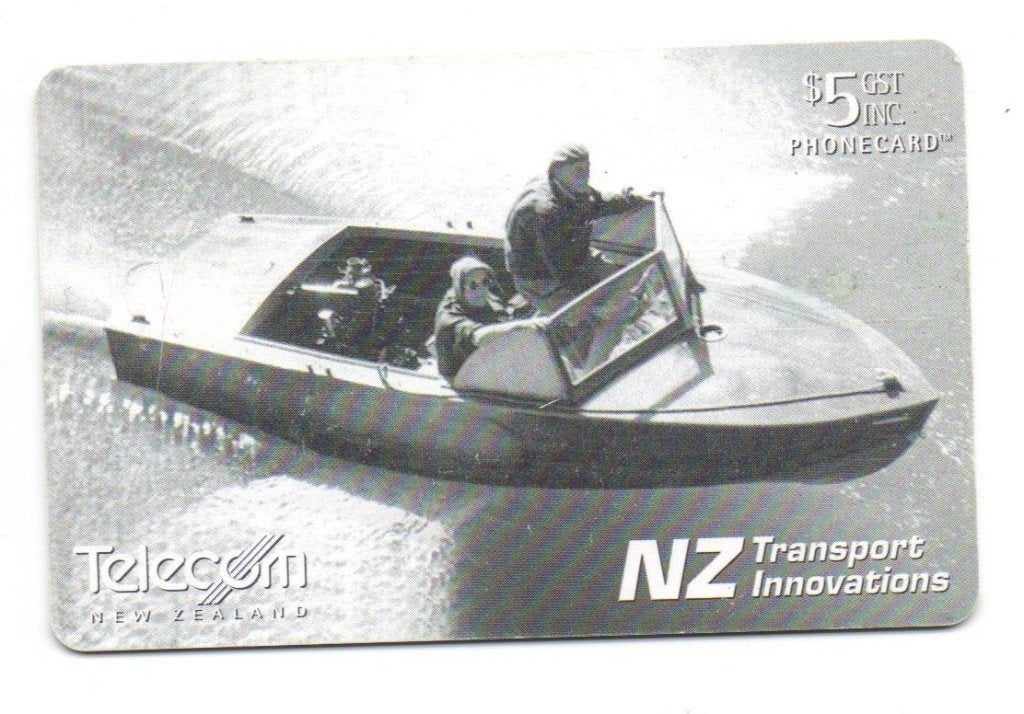 Nieuw-Zeeland, 1 telefoonkaart, transportinnovaties, Ophalen of Verzenden, Buitenland