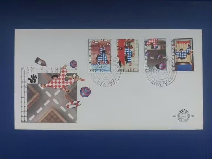Postzegel NL 1977 FDC 162 Kinderzegels 17-05, Postzegels en Munten, Postzegels | Nederland, Ophalen of Verzenden, Na 1940, Gestempeld
