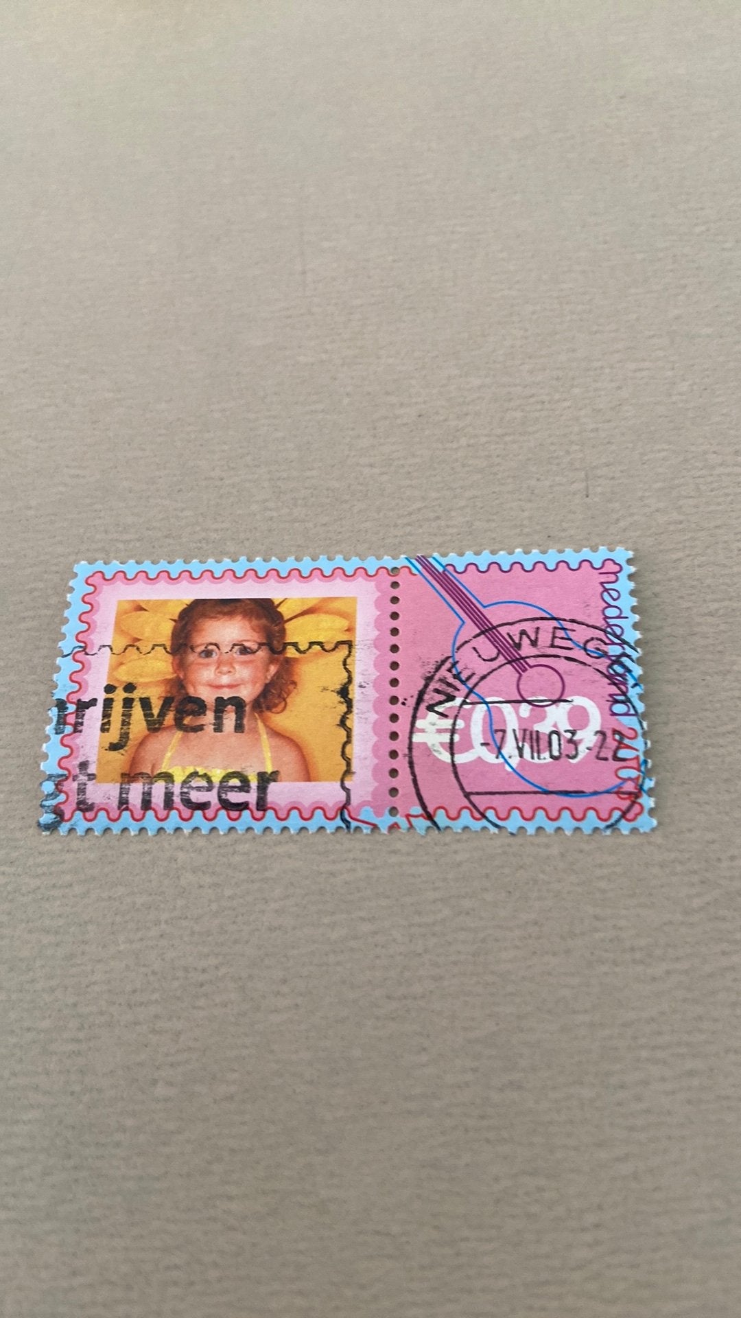 Nederland, Verzenden, Gestempeld