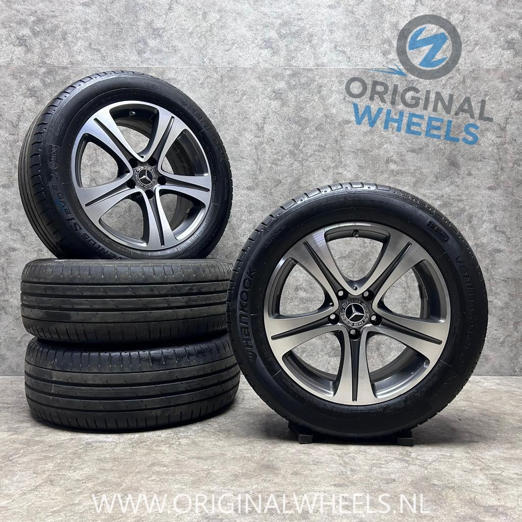 17 inch originele velgen + zomerbanden MB E klasse W213, Banden en Velgen, 17 inch, Ophalen of Verzenden, Mercedes