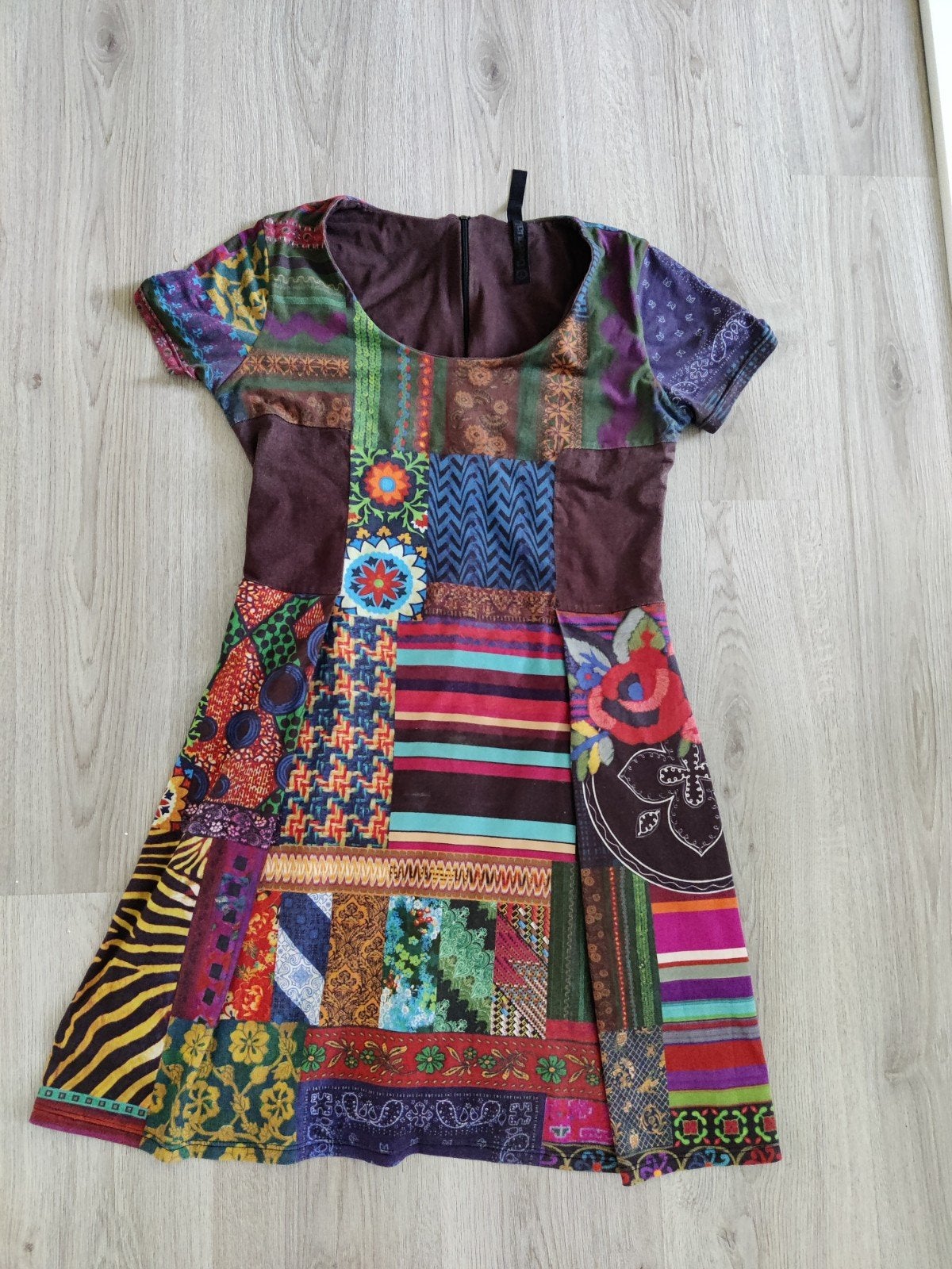 Desigual mt 40/42 jurk, Maat 38/40 (M), Zwart, Ophalen of Verzenden, Zo goed als nieuw