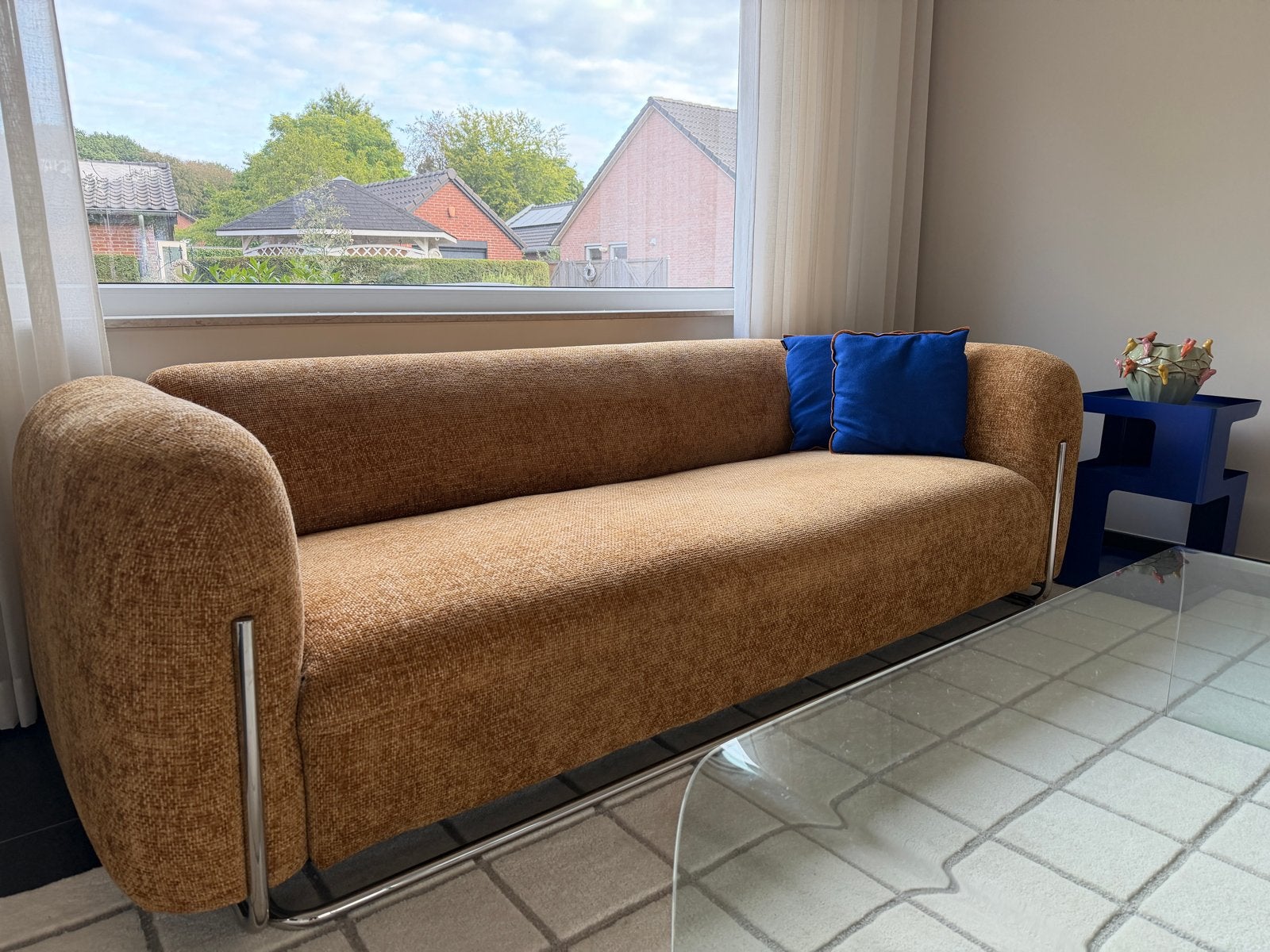 Driepersoons zitbank - 3 - jotex - design - nieuw - sofa, Ophalen, Driepersoons, 75 tot 100 cm, Zo goed als nieuw