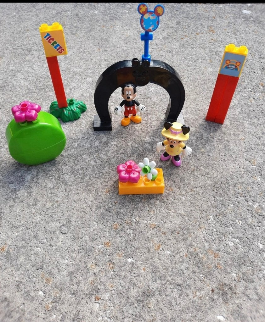 Disney blokken set micky en minnie mouse, Ophalen of Verzenden, Overige figuren, Gebruikt, Overige typen