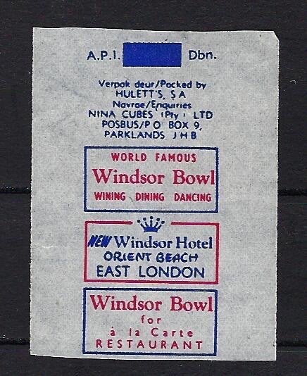 356 Zuid-Afrika, Parklands WINDSOR BOWL, Ophalen of Verzenden, Buitenland