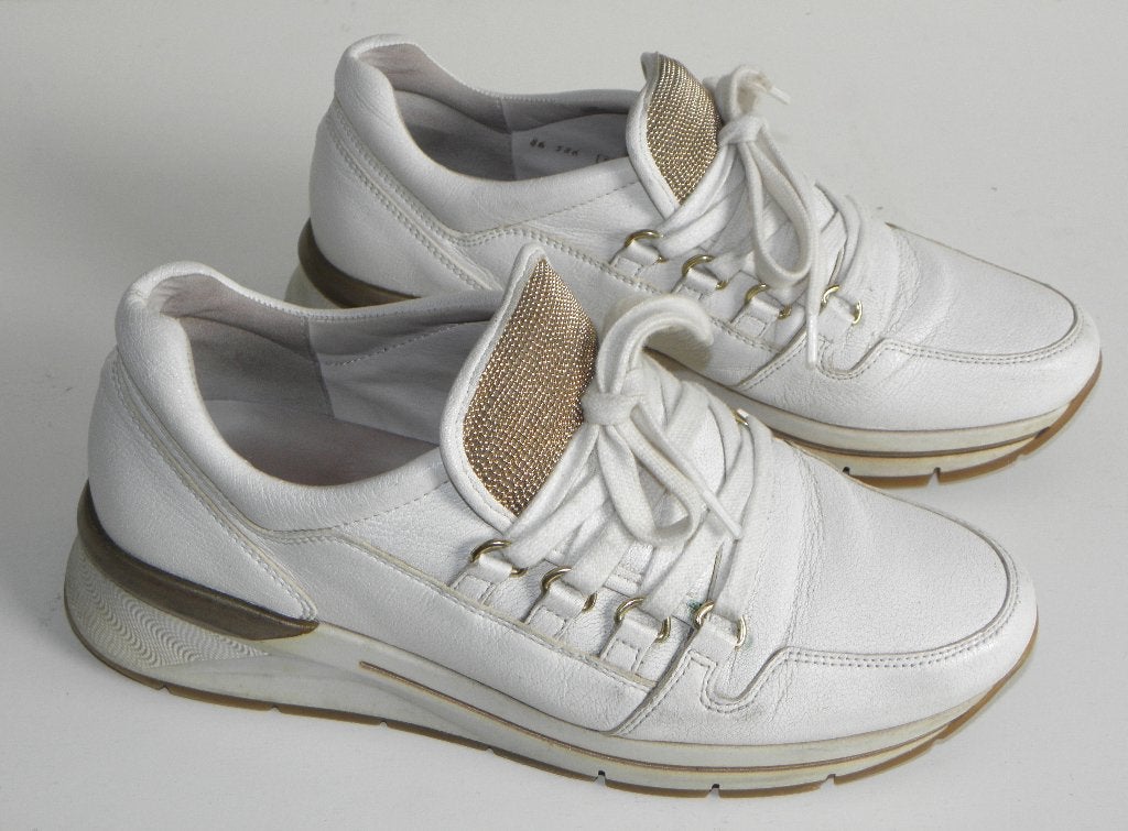 Nette Gabor Sneakers maat 5,5 wijdte H (38,5/39), Wit, Gabor, Ophalen of Verzenden, Sneakers of Gympen