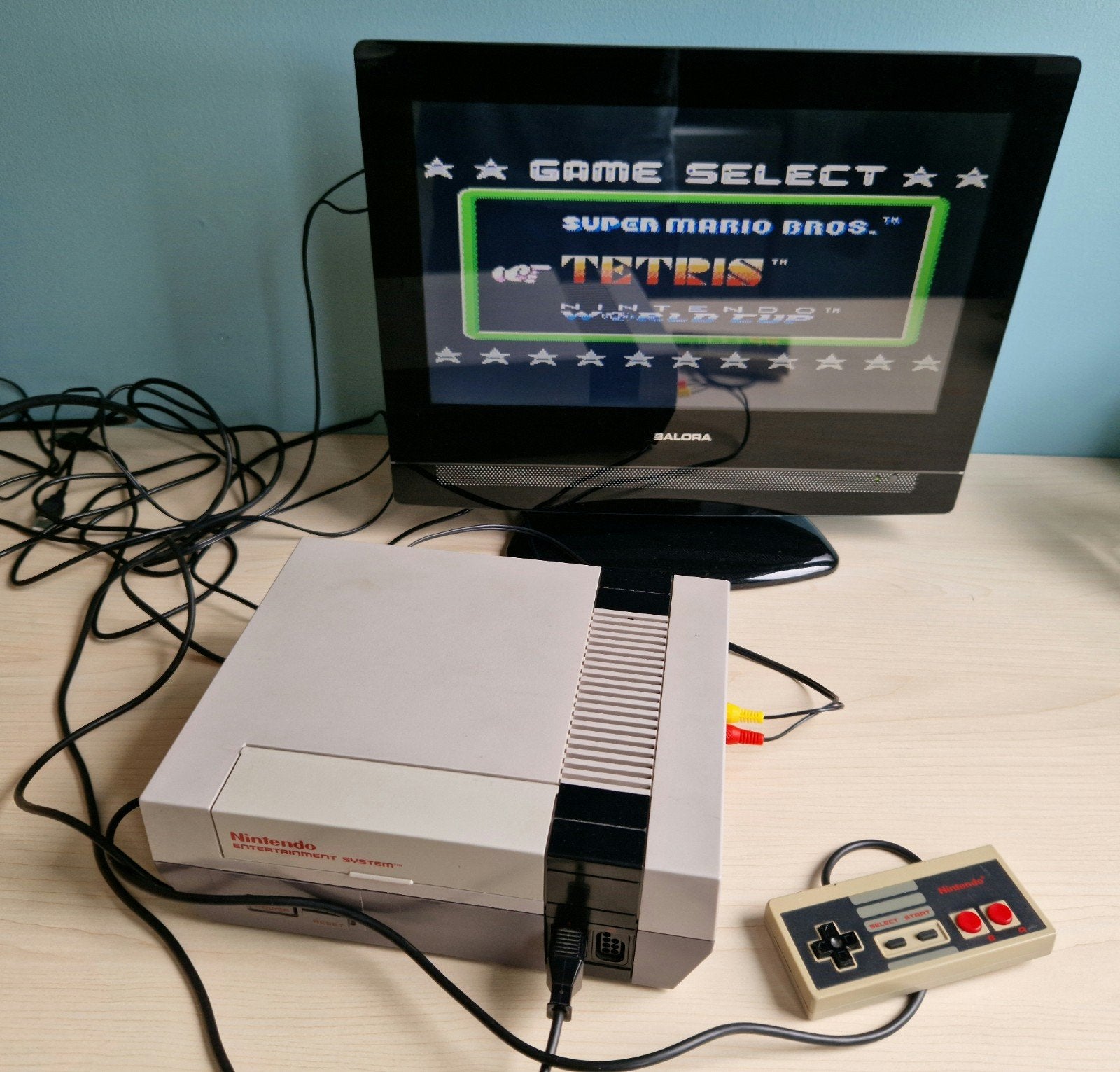 Nintendo Entertainment System (NES), Spelcomputers en Games, Spelcomputers | Nintendo NES, Nintendo, Gebruikt, Met 1 controller