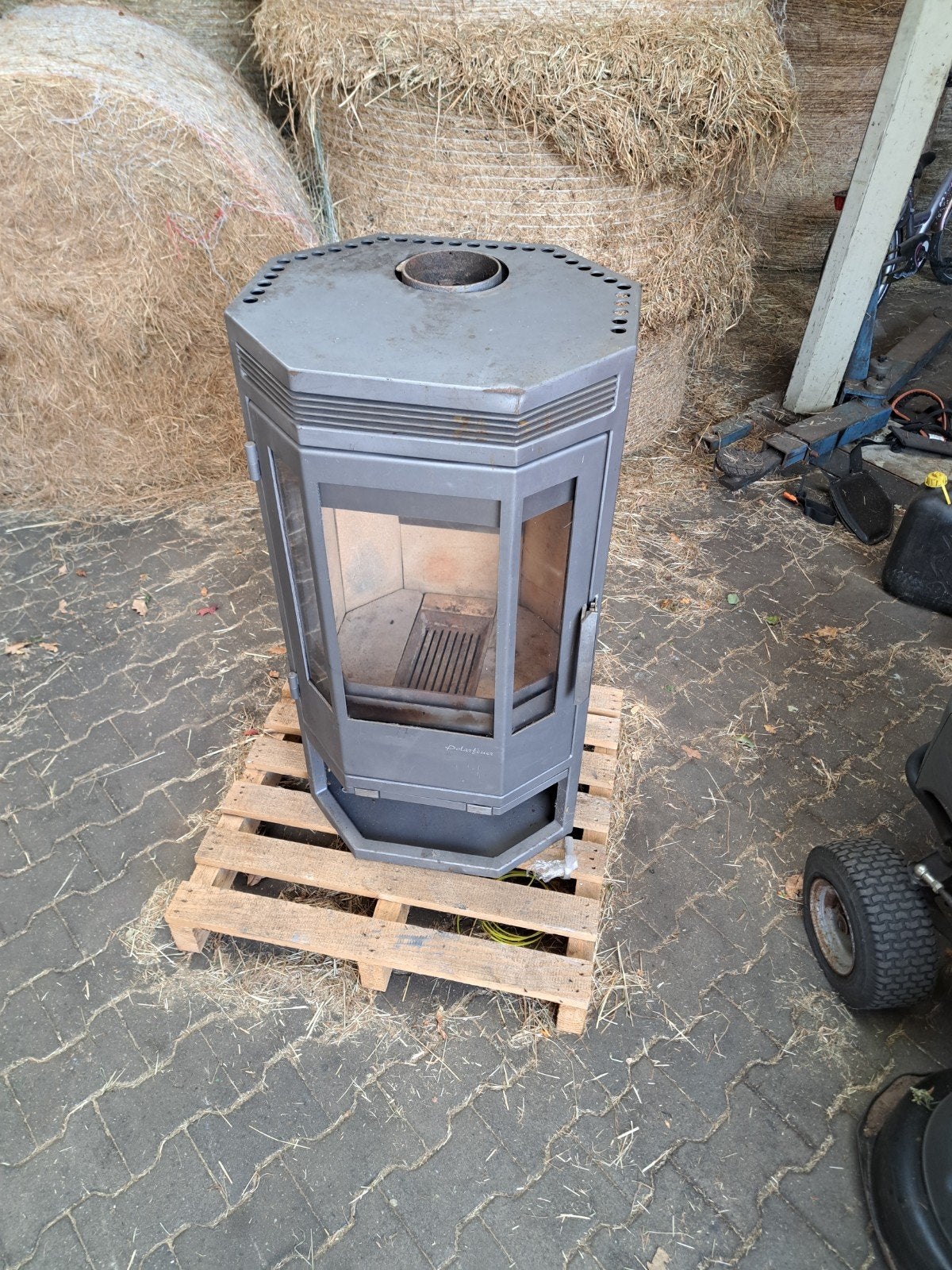 ABX Rumburk CR Houtkachel - 8 kW, Ophalen, Gebruikt, Houtkachel, Vrijstaand