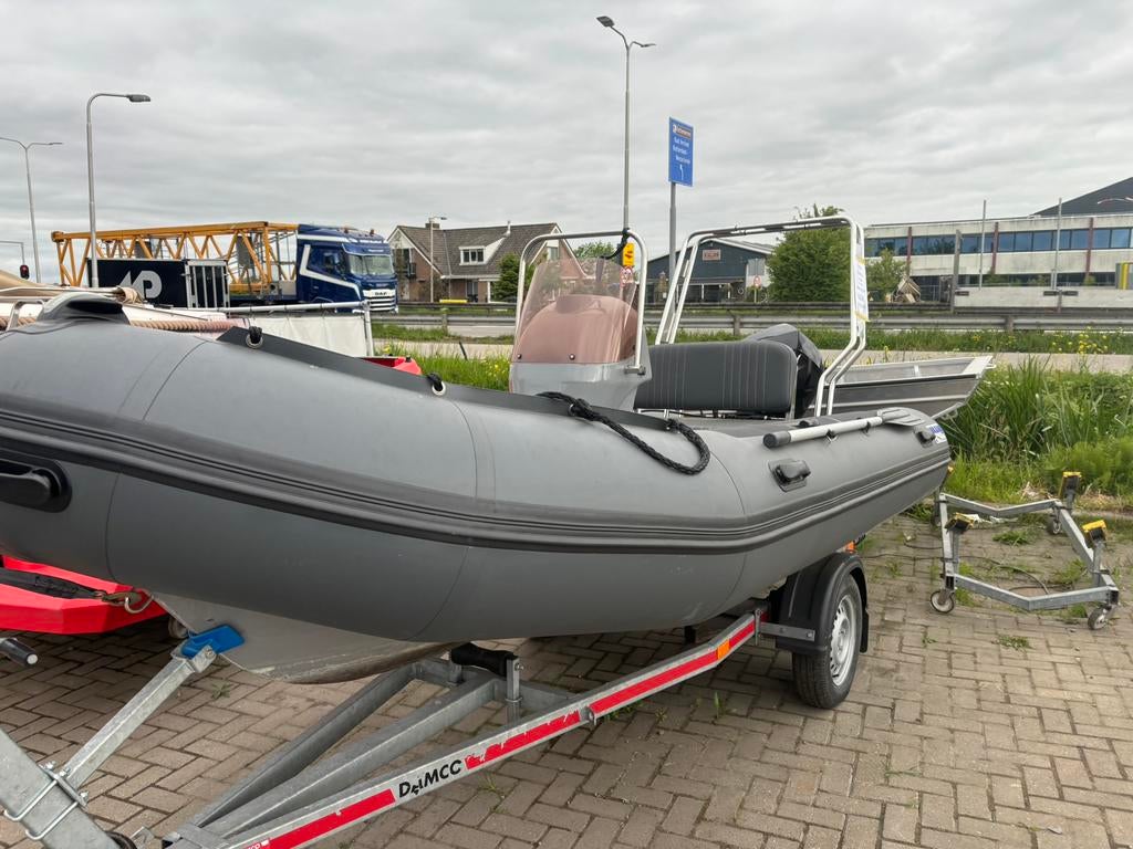 Dulkan rib -430 nieuwe 20 mercury Demo Qwest +demo 15 pk, 10 tot 30 pk, Ophalen of Verzenden, Zo goed als nieuw, Buitenboordmotor