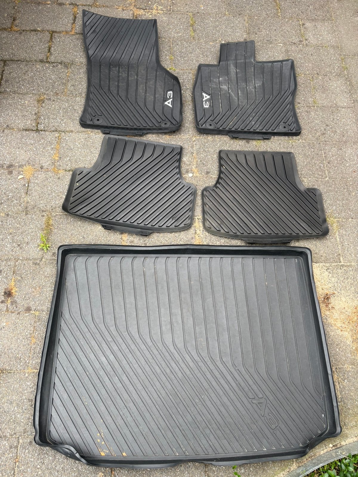 Rubberen auto matten voor audi a3, Ophalen