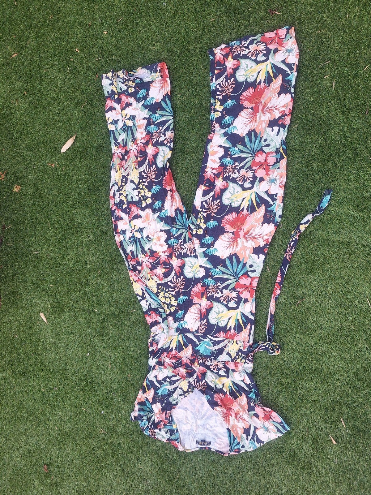 King Louie jumpsuit met bloemenprint - Maat L, Meerkleurig, Maat 42/44 (L), Ophalen of Verzenden, Zo goed als nieuw