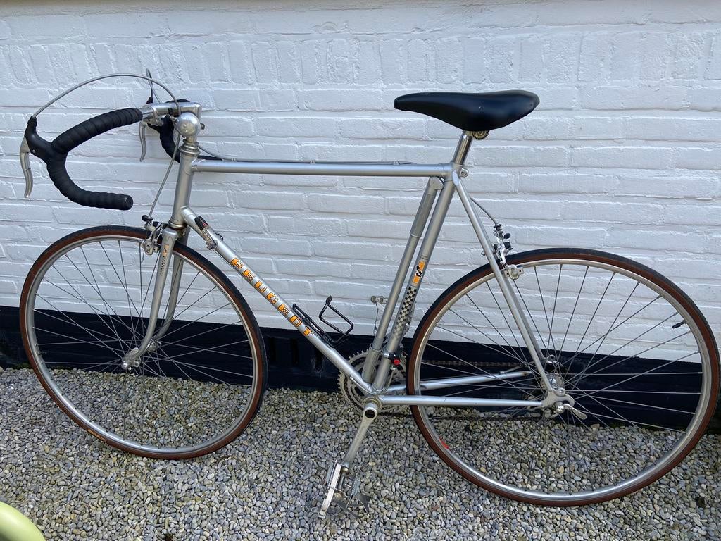Vintage Peugeot racefiets, Fietsen en Brommers, Fietsen | Racefietsen, Overige merken, Heren, Ophalen of Verzenden, 61 tot 65 cm