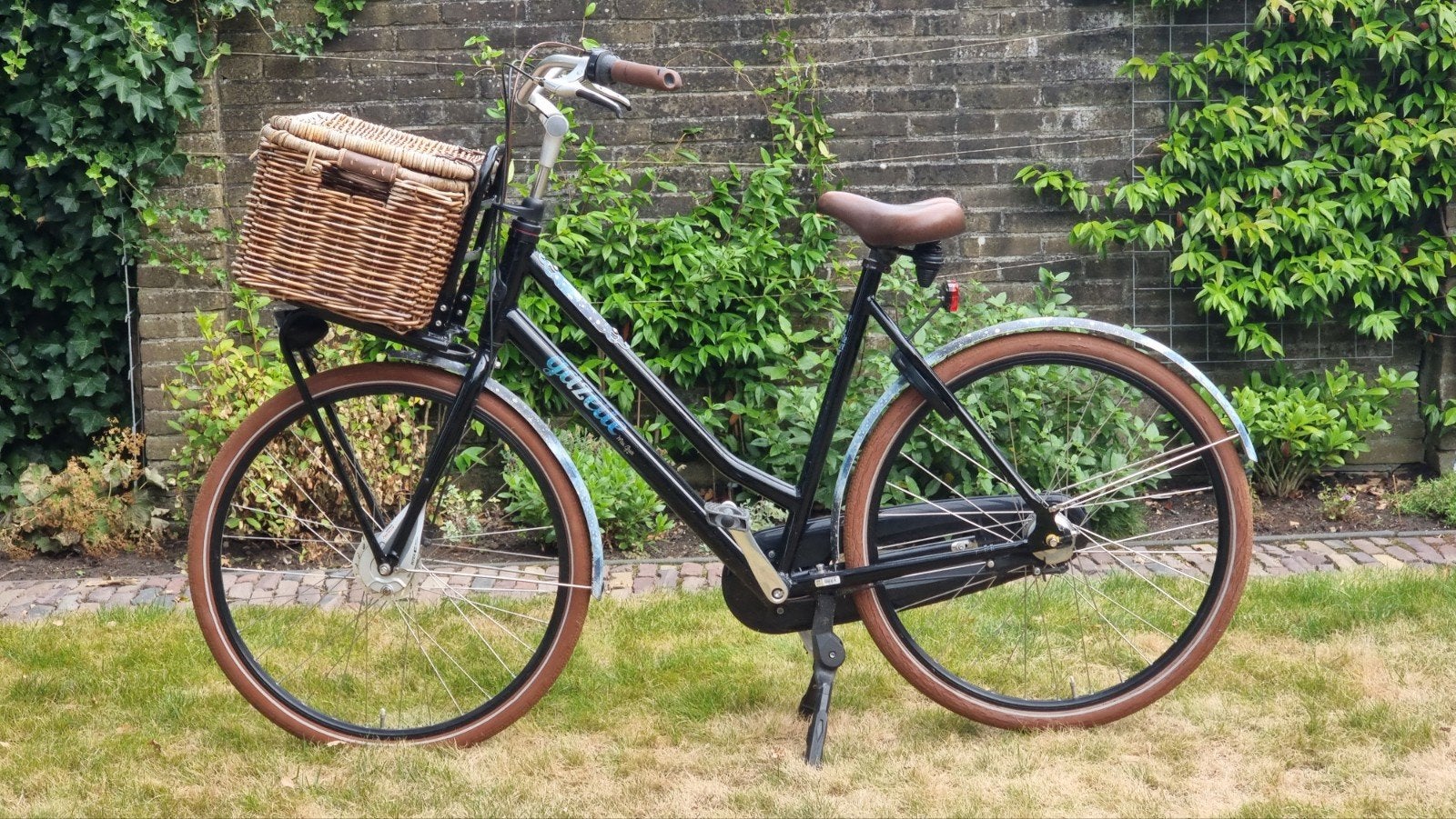 Gazelle Miss Grace Damesfiets met mand, Ophalen, Gebruikt, Gazelle, Versnellingen