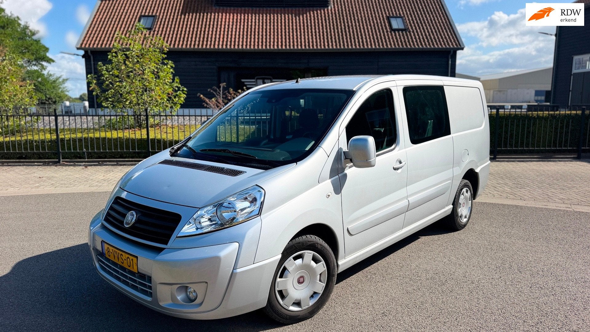 Fiat Scudo 12 2.0 MultiJet L2H1 SX Dubbelcabine Airco Trekha, Auto's, Voorwielaandrijving, Gebruikt, Beige, 4 cilinders