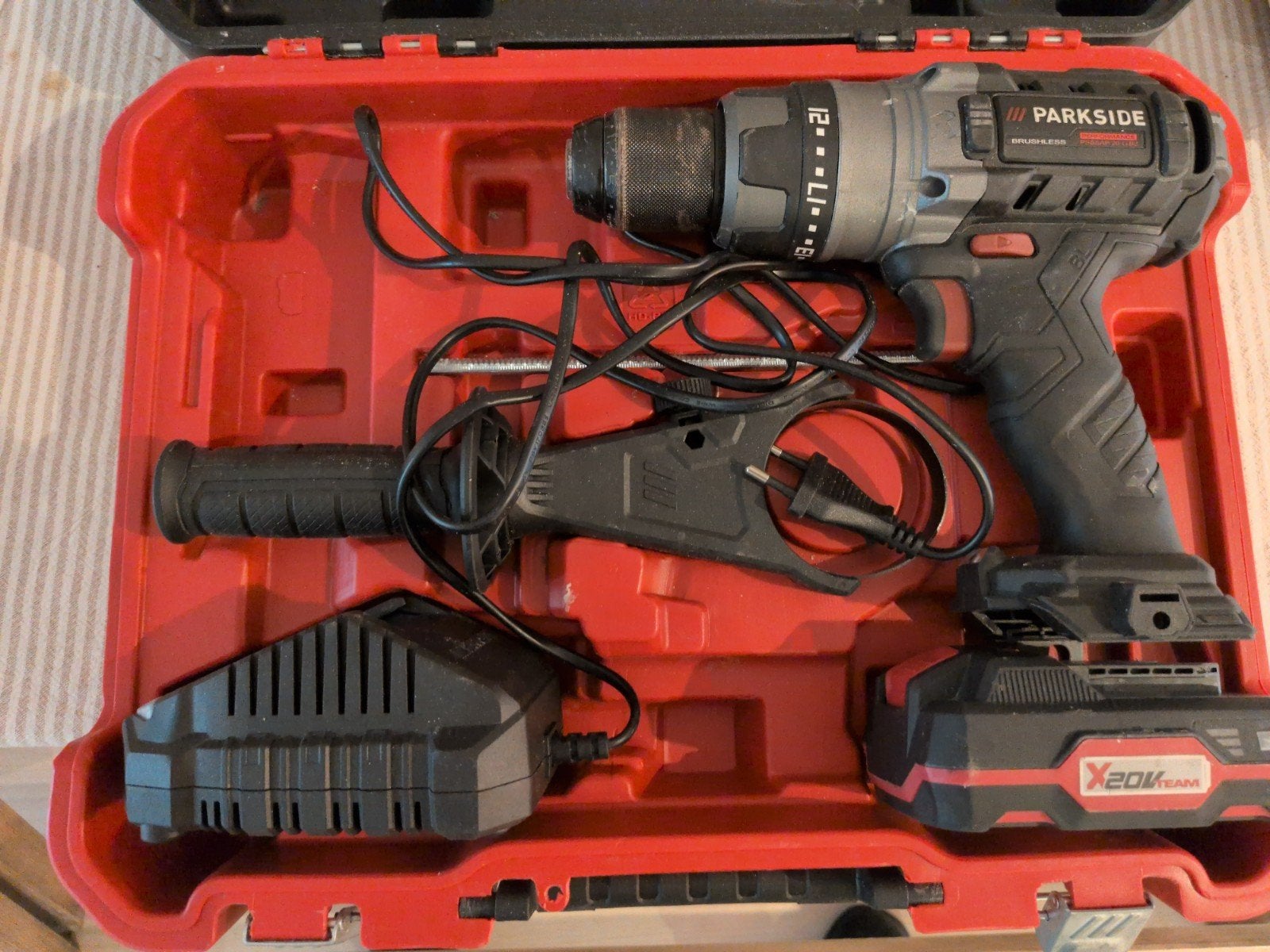 Parkside Performance Accu Boorhamer 80 nm, 600 watt of meer, Boor- en/of Breekhamer, Ophalen of Verzenden, Klopboormechanisme