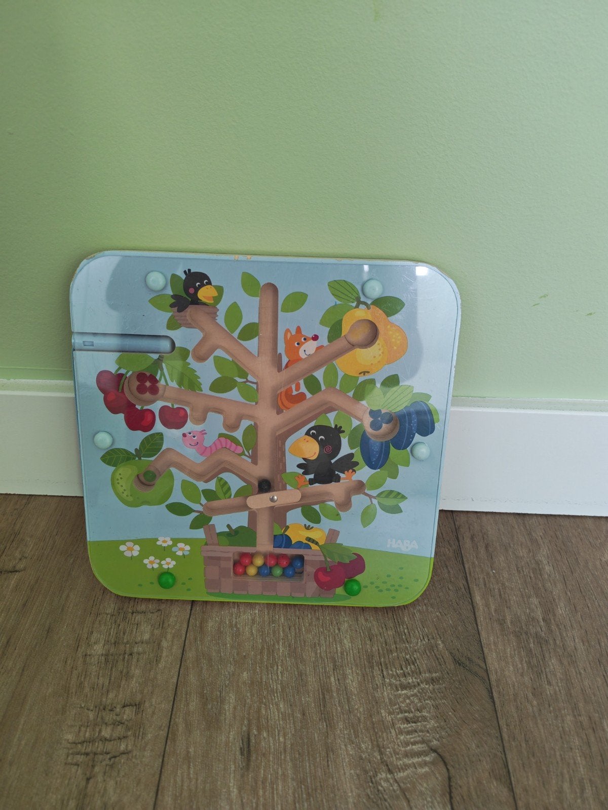 HABA 306083 Boomgaard magneetspel, motoriekspel vanaf 2 jaar, Kinderen en Baby's, Ophalen, Zo goed als nieuw, Puzzelen