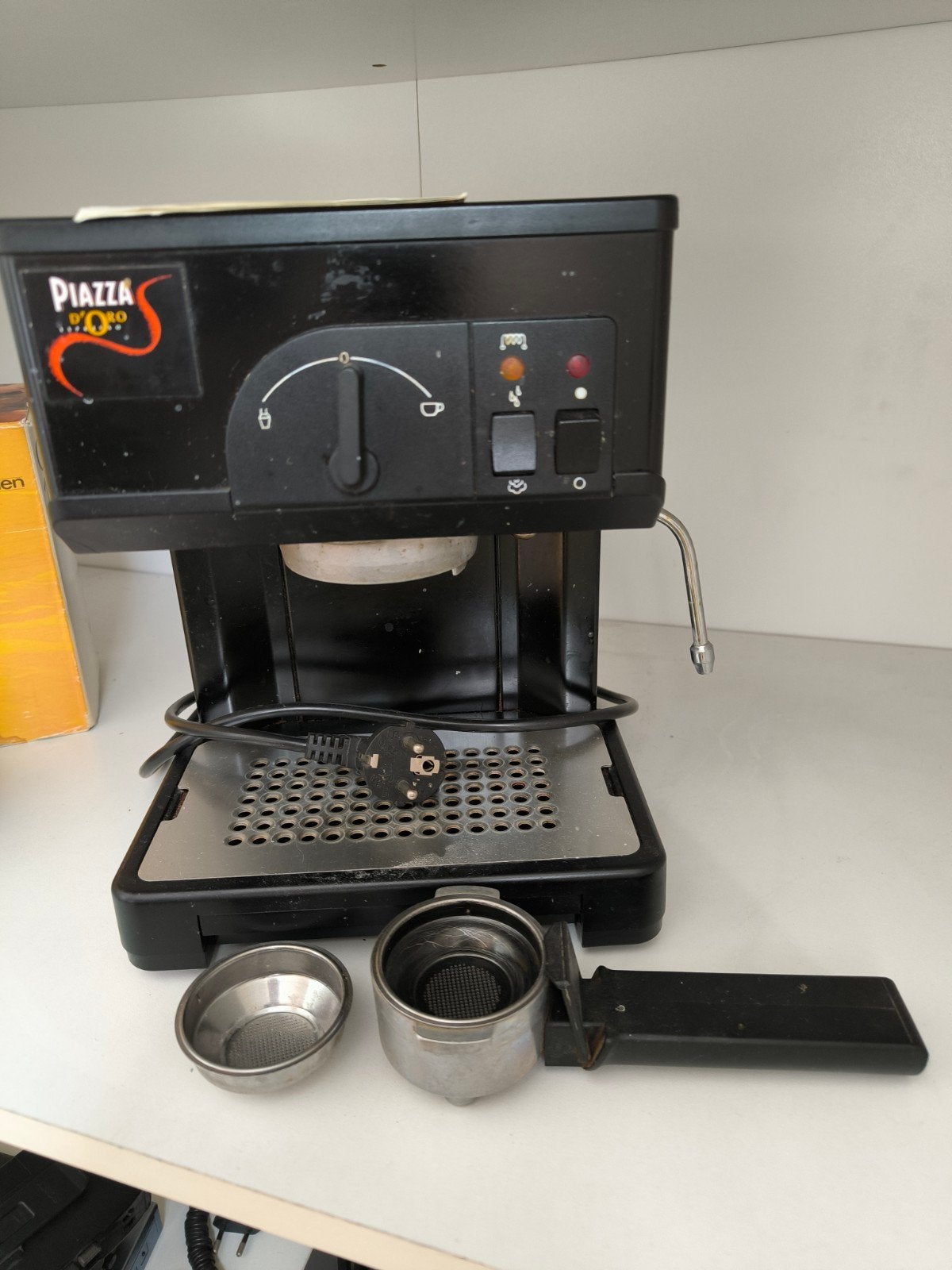 Piazza D'Oro Espresso Apparaat - Gebruikt, Gebruikt, Espresso apparaat, Gemalen koffie, 1 kopje