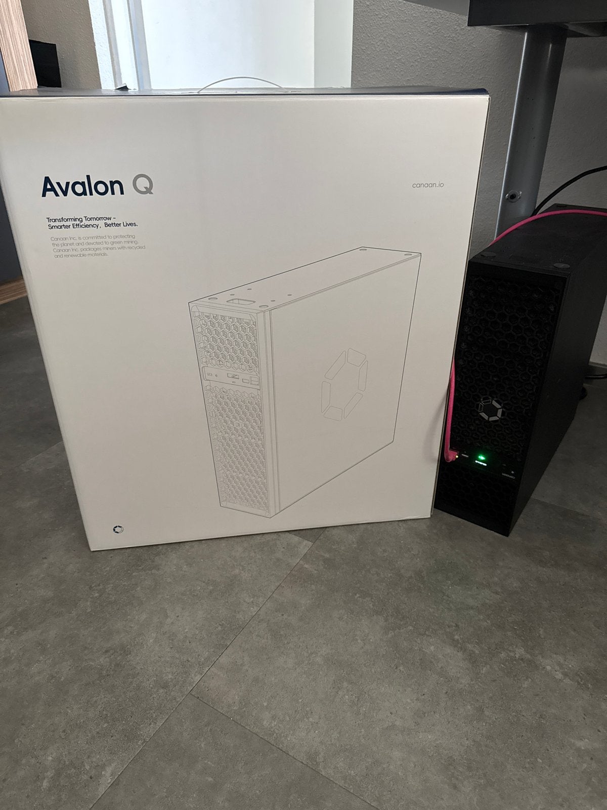Canaan Avalon Q Bitcoin Miner 90TH/s - doos aanwezig, Computers en Software, Desktop Pc's, Zo goed als nieuw, Onbekend, Ophalen