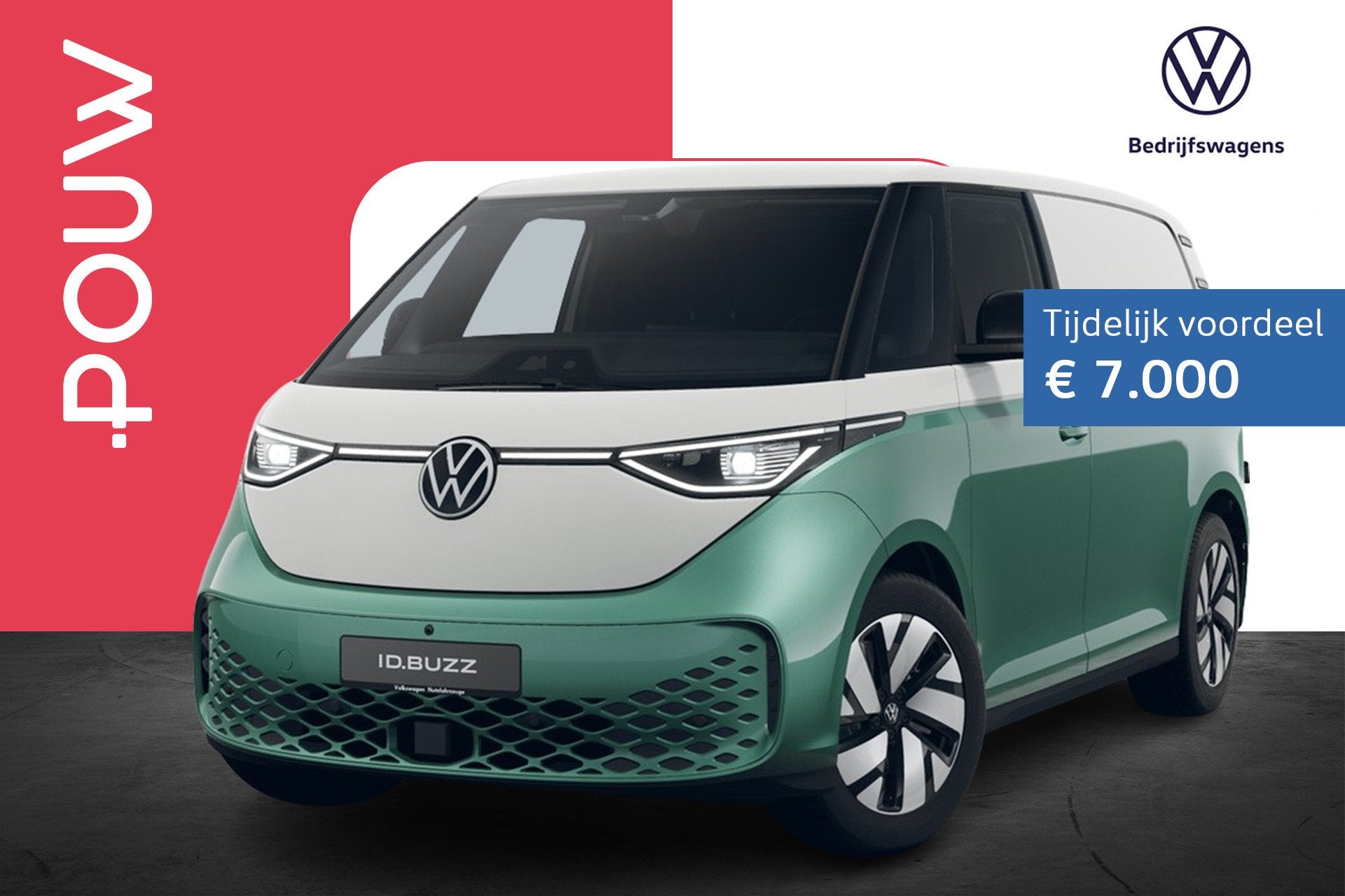 Volkswagen ID. Buzz Cargo 286pk Bulli Limited Edition 79 kWh