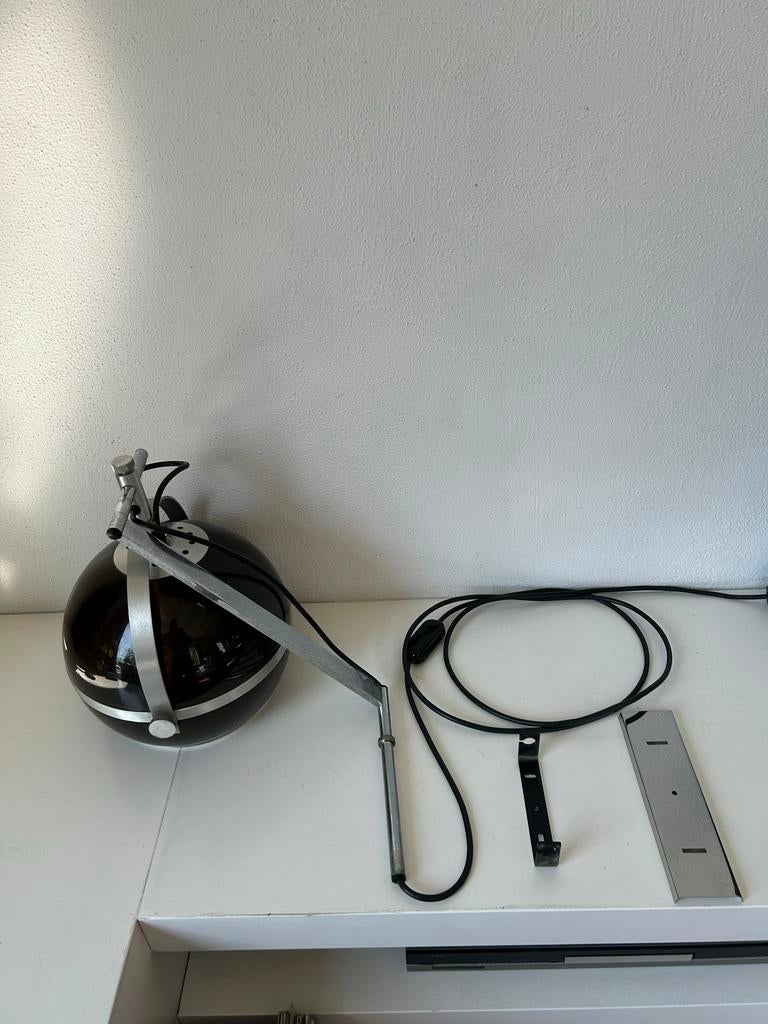 Dijkstra wand booglamp, Huis en Inrichting, Lampen | Wandlampen, Ophalen of Verzenden, Gebruikt, Metaal