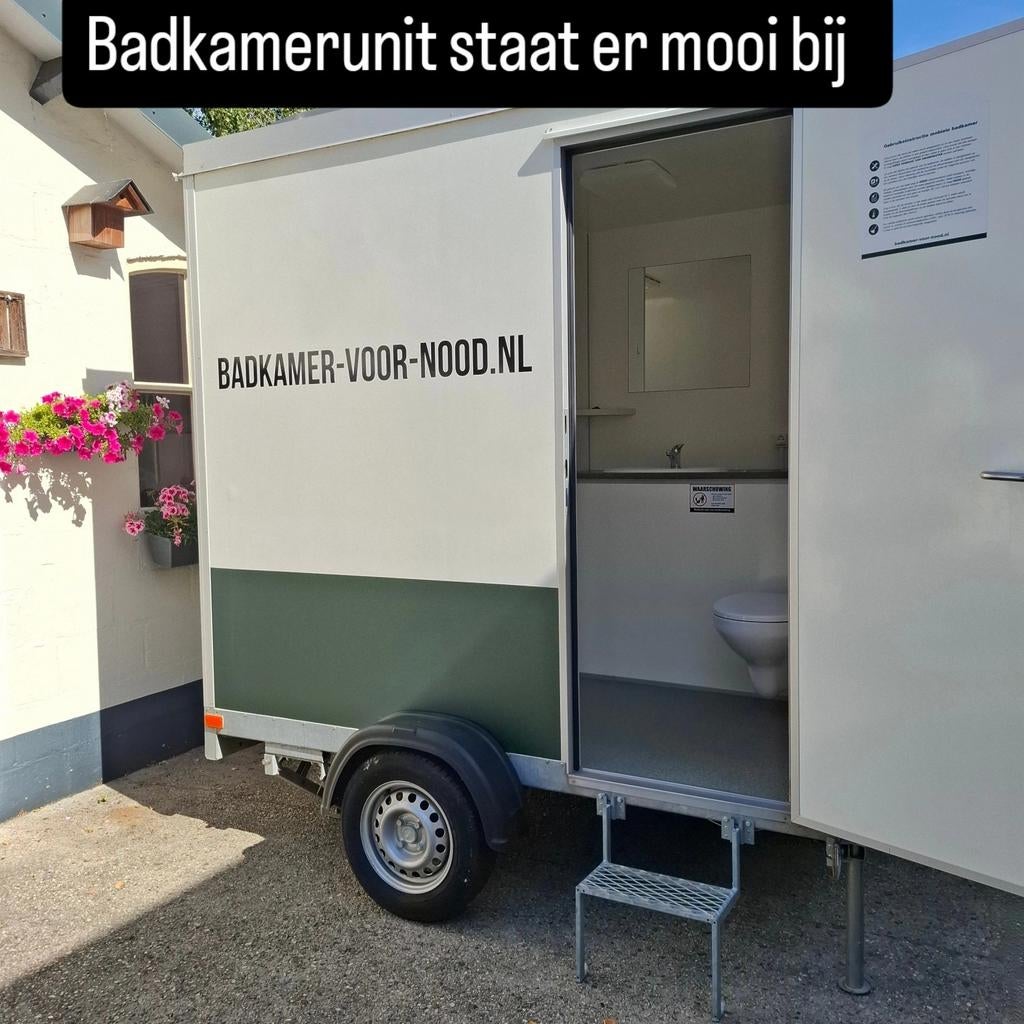 Mobiele Badkamer Unit  verbouwing wc nooddouche, Ophalen of Verzenden, Douche