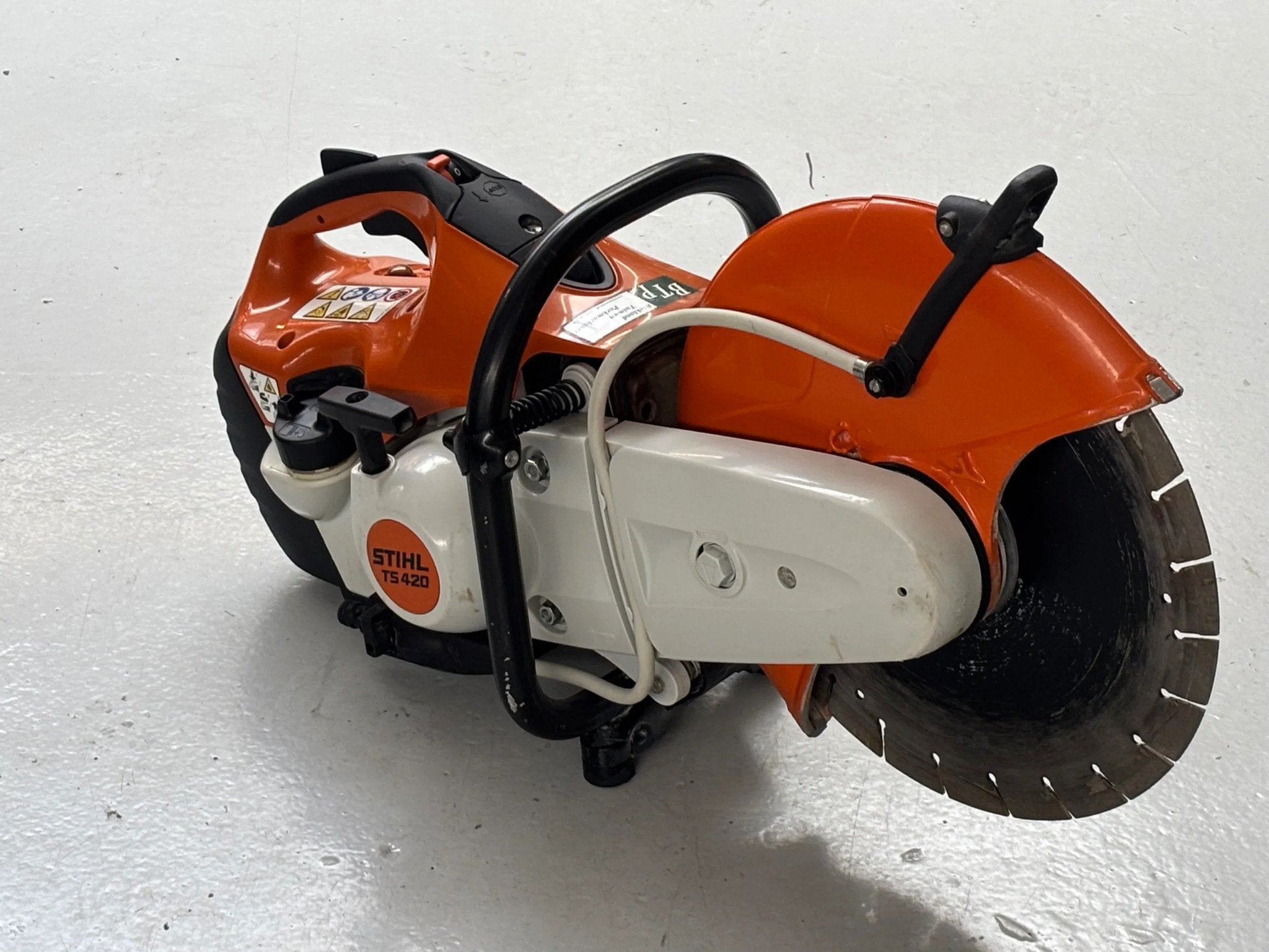 Stihl gebruikte TS420 bandenzaag 350 blad doorslijper, Gebruikt, Stihl