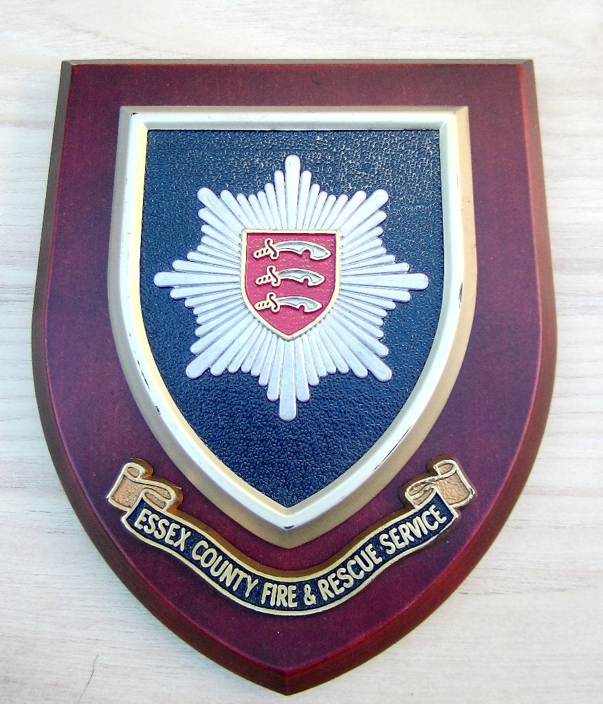 Wapenschild Essex County Fire & Rescue Service, Ophalen of Verzenden, Overige soorten, Engeland, Embleem of Badge