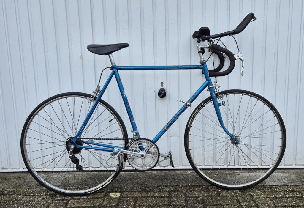 te koop vintage gazelle racefiets, Ophalen, 28 inch, Gebruikt, Velgrem