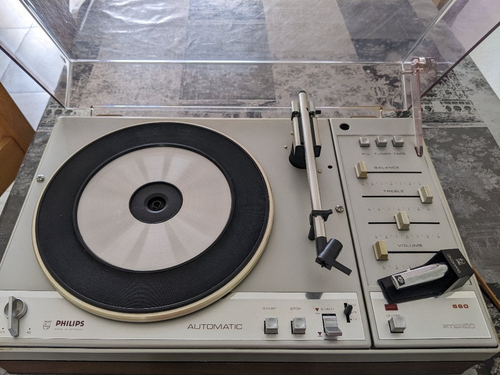 Platenspeler, Ophalen, Philips, Automatisch, Platenspeler