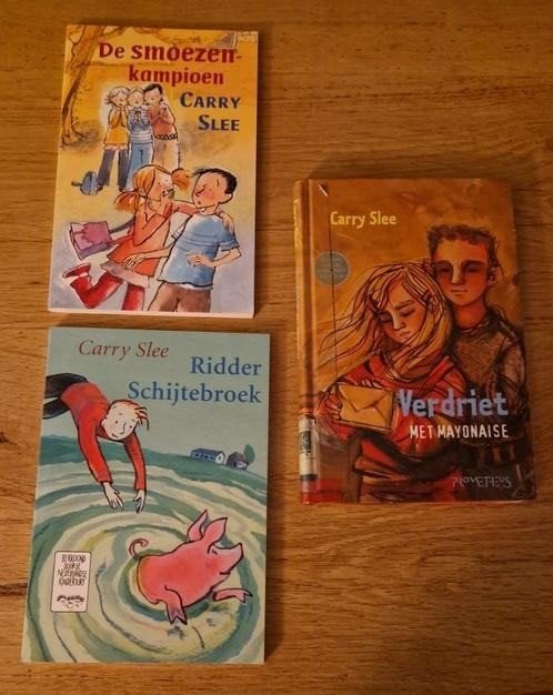 3 Kinderboeken van Carry Slee, oa Verdriet met Mayonaise, Fictie algemeen, Carry Slee, Ophalen of Verzenden, Zo goed als nieuw