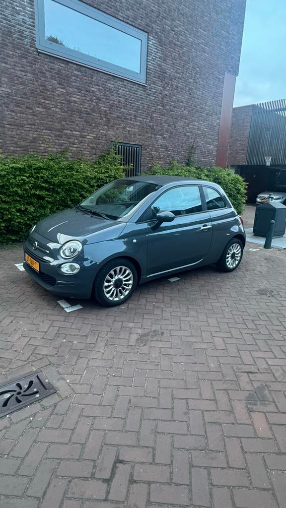 Fiat 500 Twinair Turbo 80pk 2016 Grijs, Voorwielaandrijving, 31 €/maand, 905 kg, Origineel Nederlands