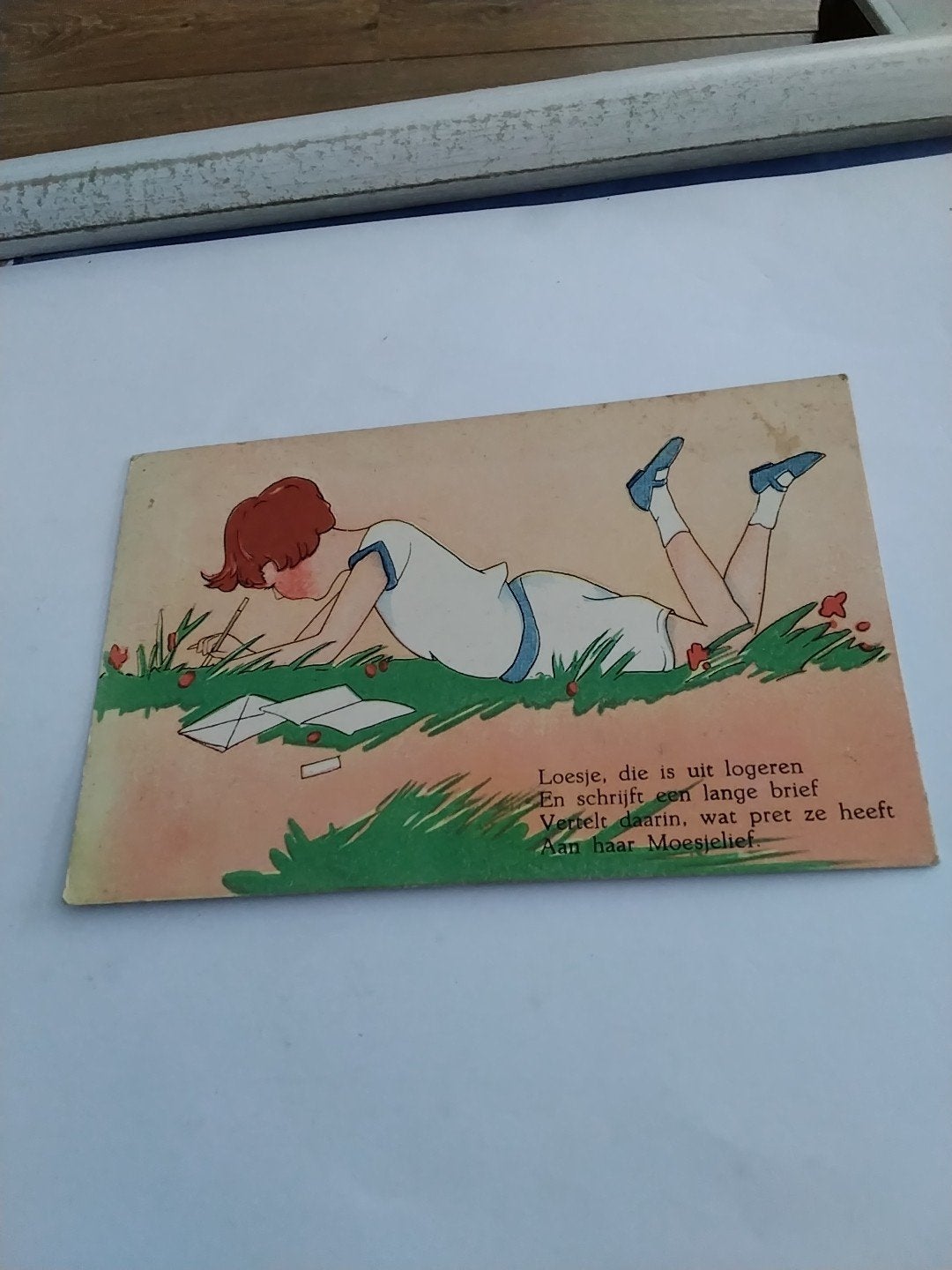 LOESJE, DIE IS UIT LOGEREN EN SCHRIJFT EEN LANGE BRIEF, Verzamelen, Ophalen of Verzenden, 1940 tot 1960
