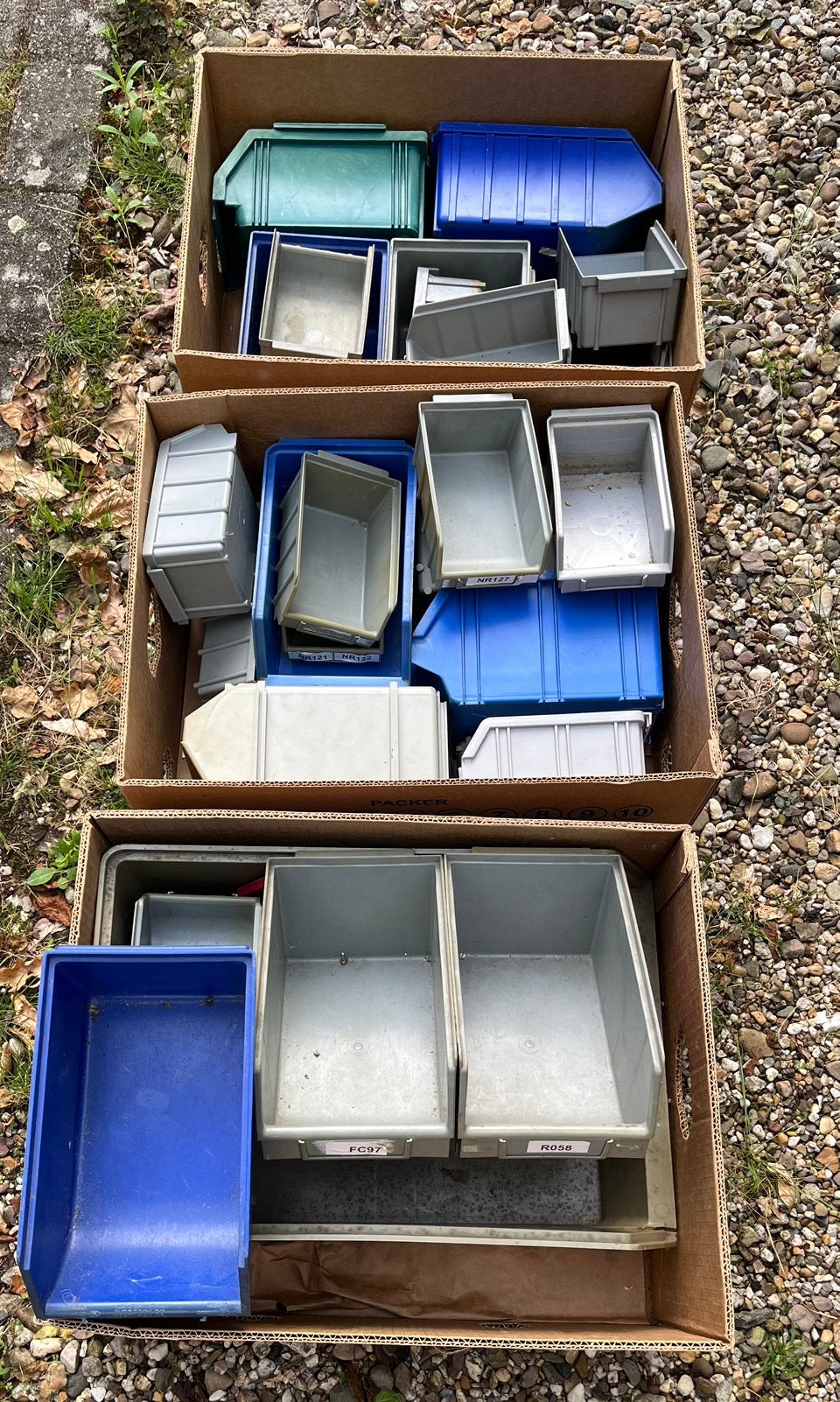 30 sorteer bakjes diverse mate, Doe-het-zelf en Verbouw, Gebruikt, G, G, G