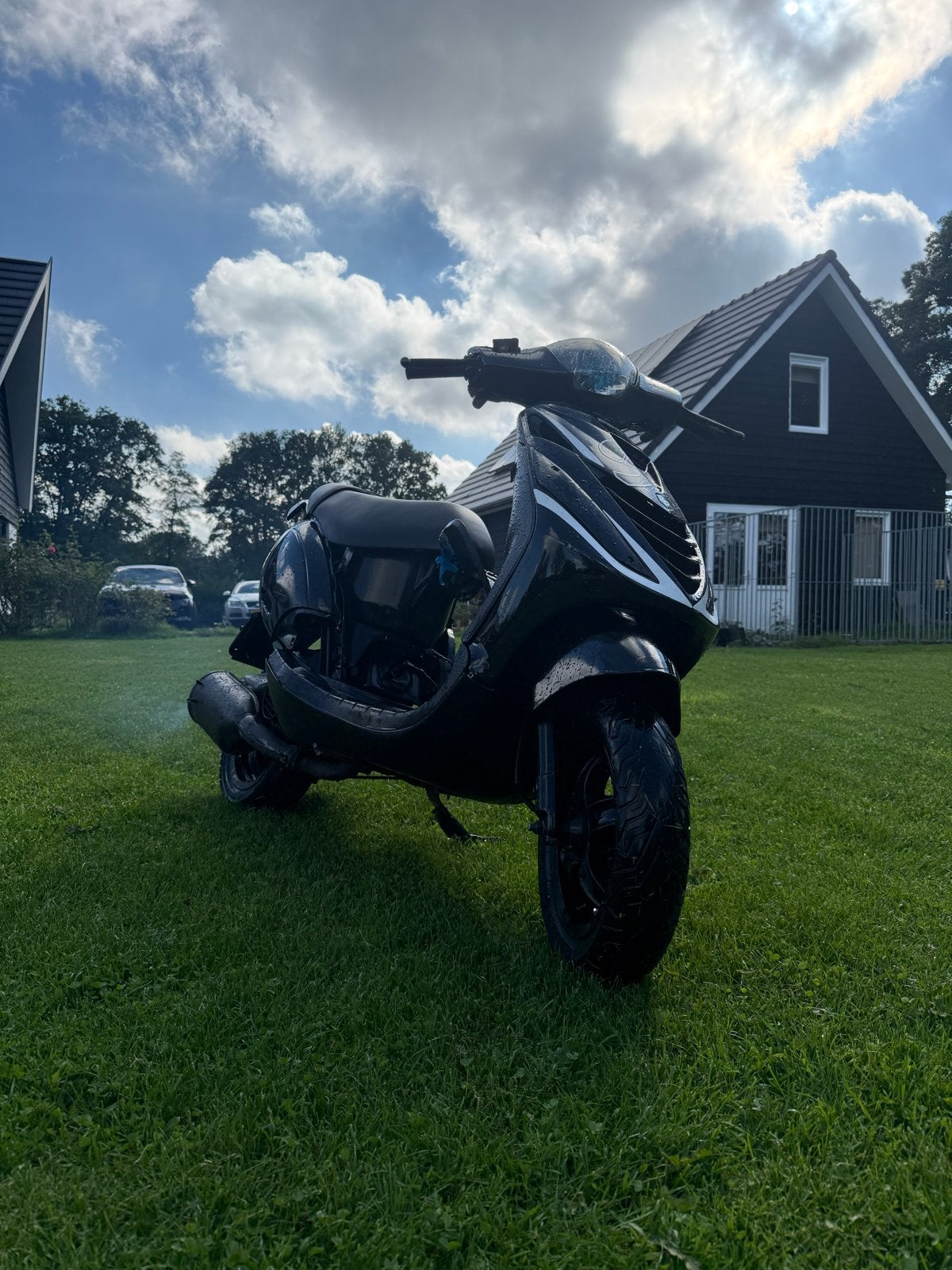 Piaggio Zip 2000 - Zwart, 2-takt, 125cc skipper, Ophalen, Tweetakt, Gebruikt, Zip