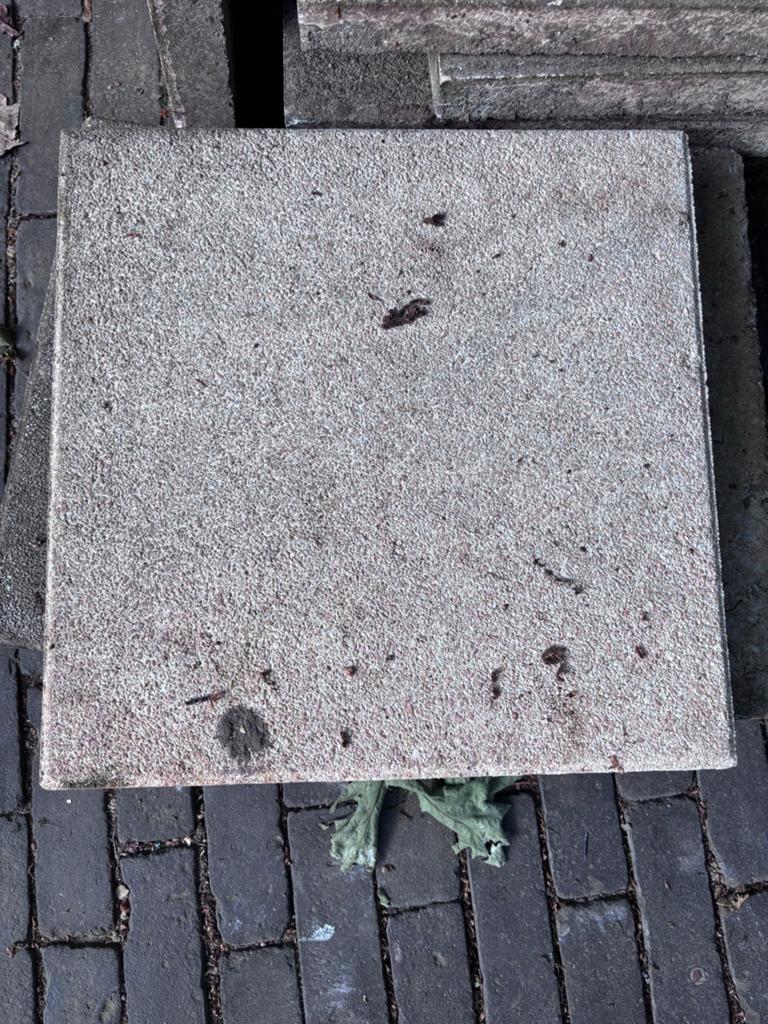 Gebruikte tuintegels 40x40 cm - Ideaal voor nieuw terras, Ophalen, Gebruikt, 10 m² of meer, Beton