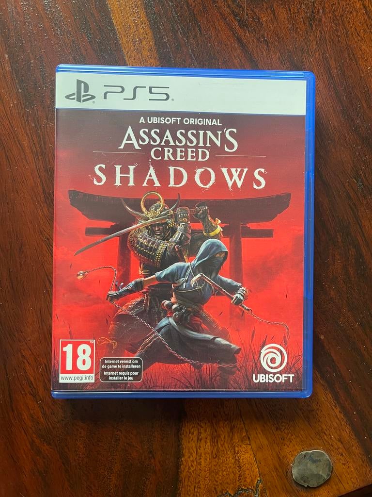 Te ruil: Assassins Creed Shadows, Spelcomputers en Games, Games | Sony PlayStation 5, Ophalen of Verzenden, Zo goed als nieuw