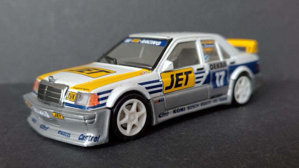 Mercedes Benz 190 Evo DTM Jet Van Ommen Minichamps Pol, Auto, Verzenden, Minichamps@pma.de, Zo goed als nieuw