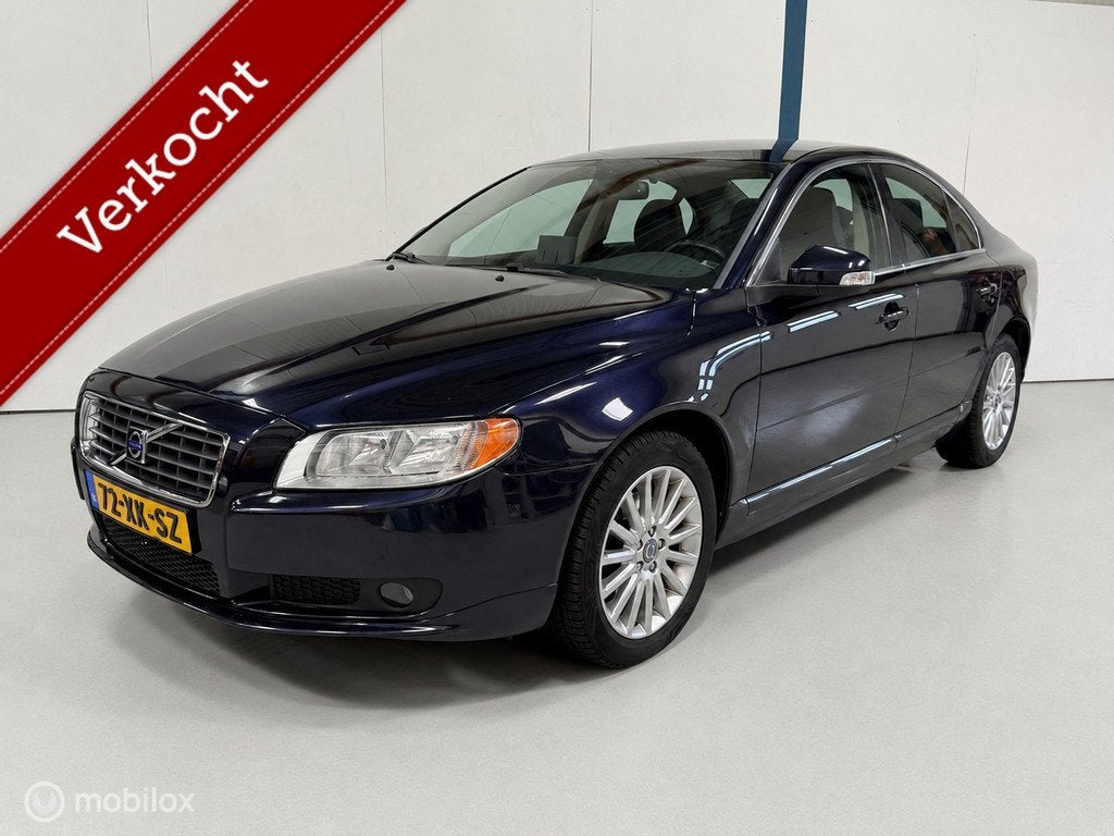 Volvo S80 2.5 T Momentum NL-AUTO / LEER, Auto's, 1514 kg, Blauw, 2521 cc, Sedan