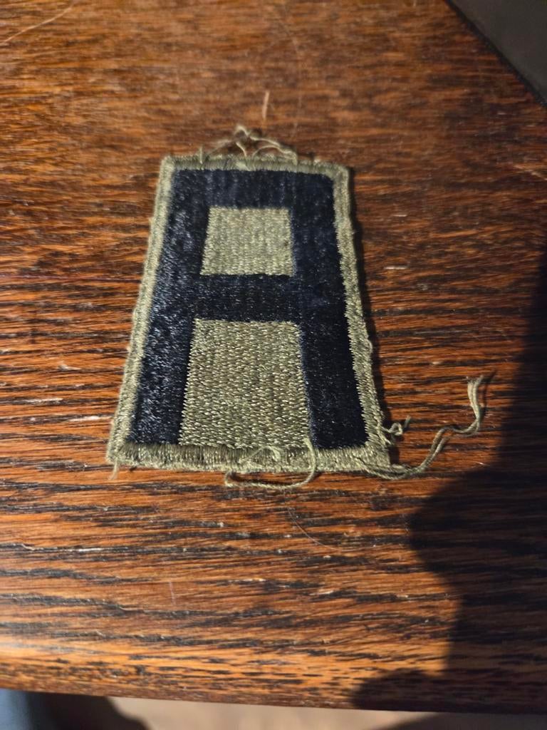 Ww2 us 1st army greenback patch, Verzamelen, Militaria | Tweede Wereldoorlog, Ophalen of Verzenden, Amerika, Embleem of Badge