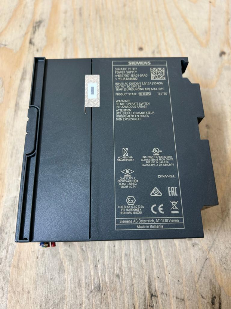 Siemens SIMATIC PS 307 Voeding 6ES7307-1EA01-0AA0, Hobby en Vrije tijd, Elektronica-componenten, Ophalen, Gebruikt