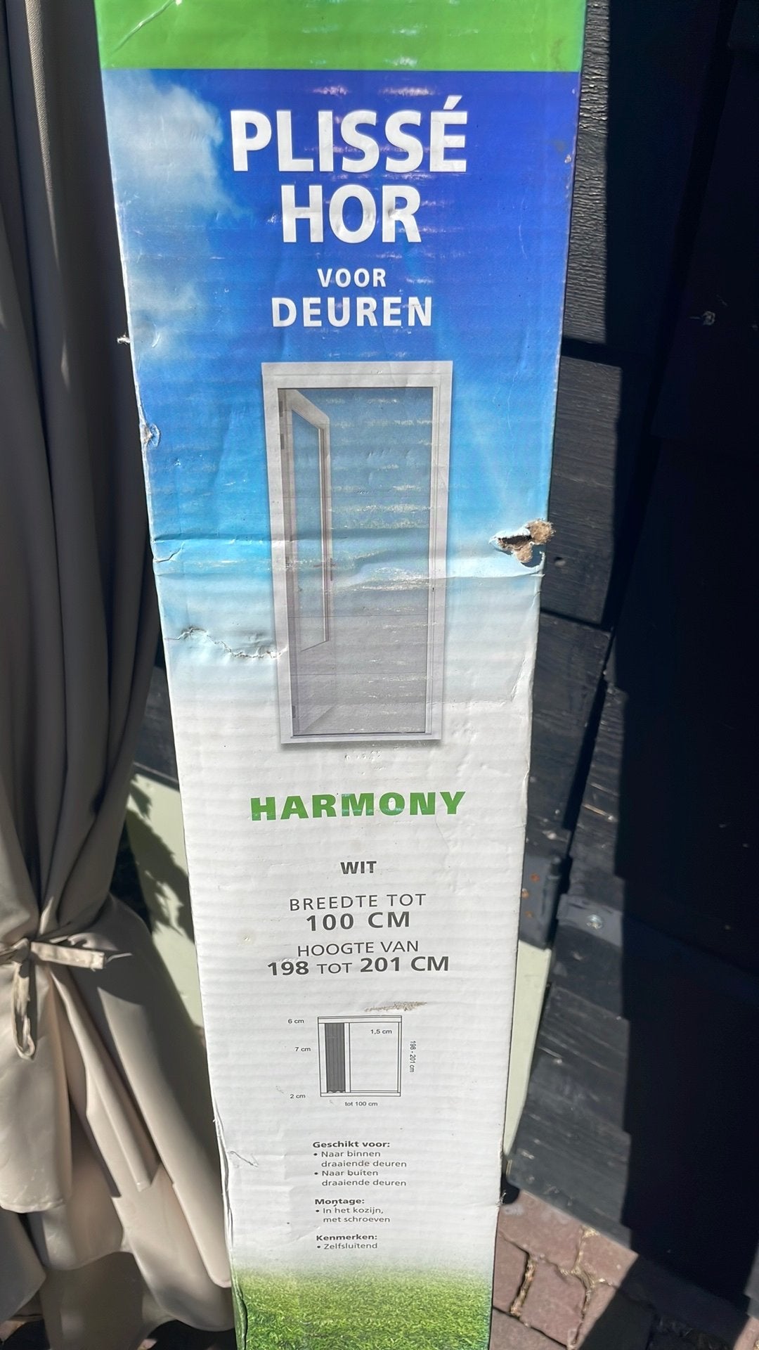 Hordeur nieuw, Ophalen, Nieuw, Buitendeur, 200 tot 215 cm
